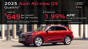 2025 All-new Audi Q5 October Specials