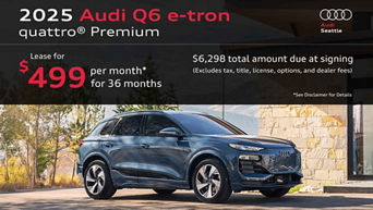 2025 Audi Q6 e-tron August Specials