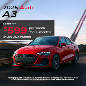 2025 Audi A3 October Specials