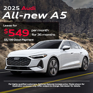 2025 All-new Audi A5 October Specials