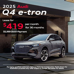 2025 Audi Q4 e-tron September Specials