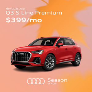 New 2025 Audi Q3 S Line Premium $399/mo