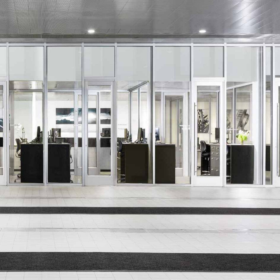 Audi North Houston service drive offices.