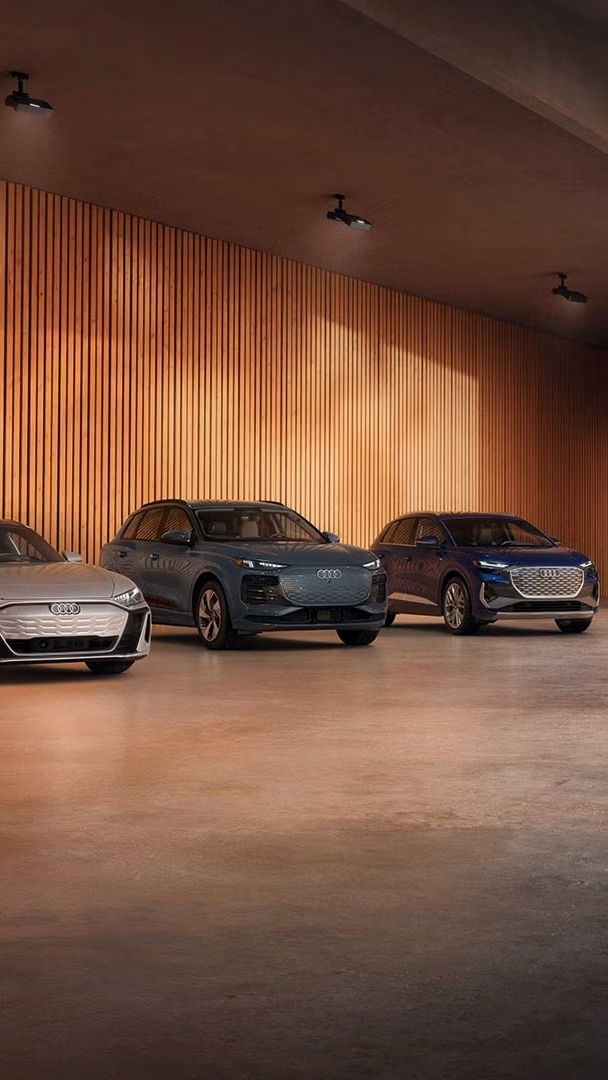 Audi EV model lineup.