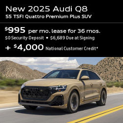Audi Q8 Promotional Offer