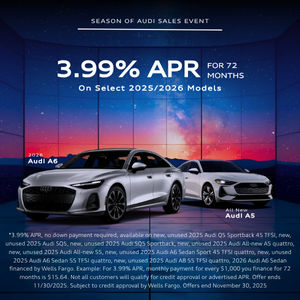 Audi A6 and A5 side view