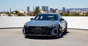 Audi e-tron GT parked.