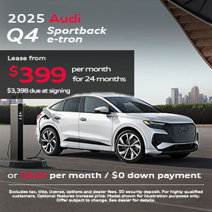 Audi Q4 Sportback e-tron August Specials