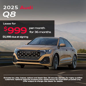 Audi Q8 August Specials