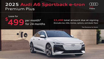 2025 Audi A6 Sportback e-tron August Specials