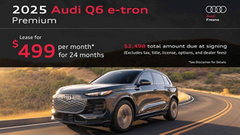 2025 Audi Q6 e-tron August Specials