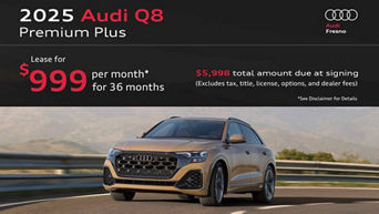 2025 Audi Q8 August Specials