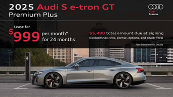 2025 Audi S e-tron GT August Specials