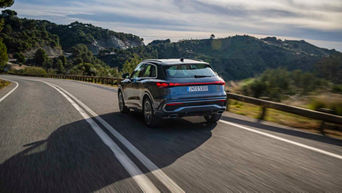 Q5 back view on the road