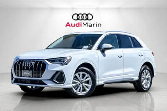 front facing 2025 Audi Q3 in a showroom