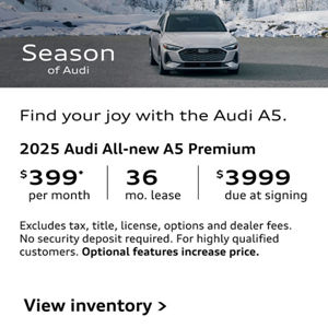 2025 audi A5 lease offer