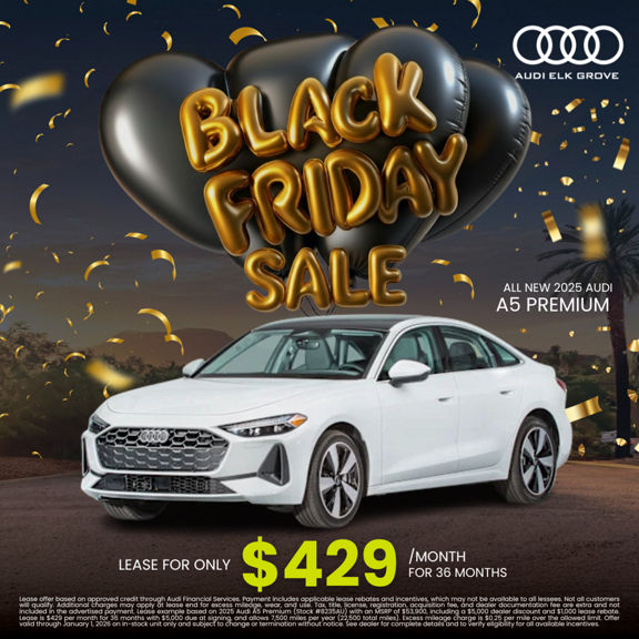 Lease a 2025 All-New Audi A5 for $429 per month
