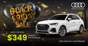 Lease a 2025 Audi Q3 S-Line for $349 per month