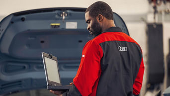 Audi service technician.