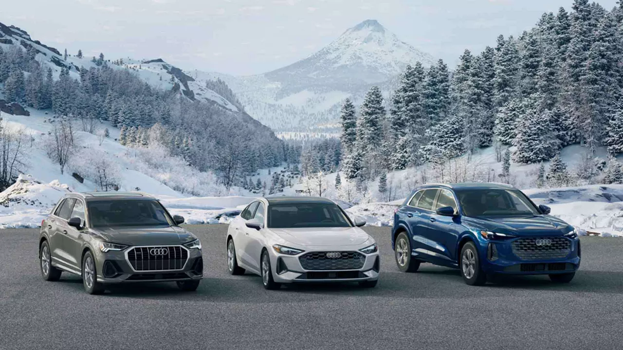 Profile view of A5, Q3, and Q5.